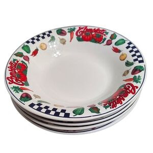 4 Vintage Campbell Soup Bowls 1997 - Gibson